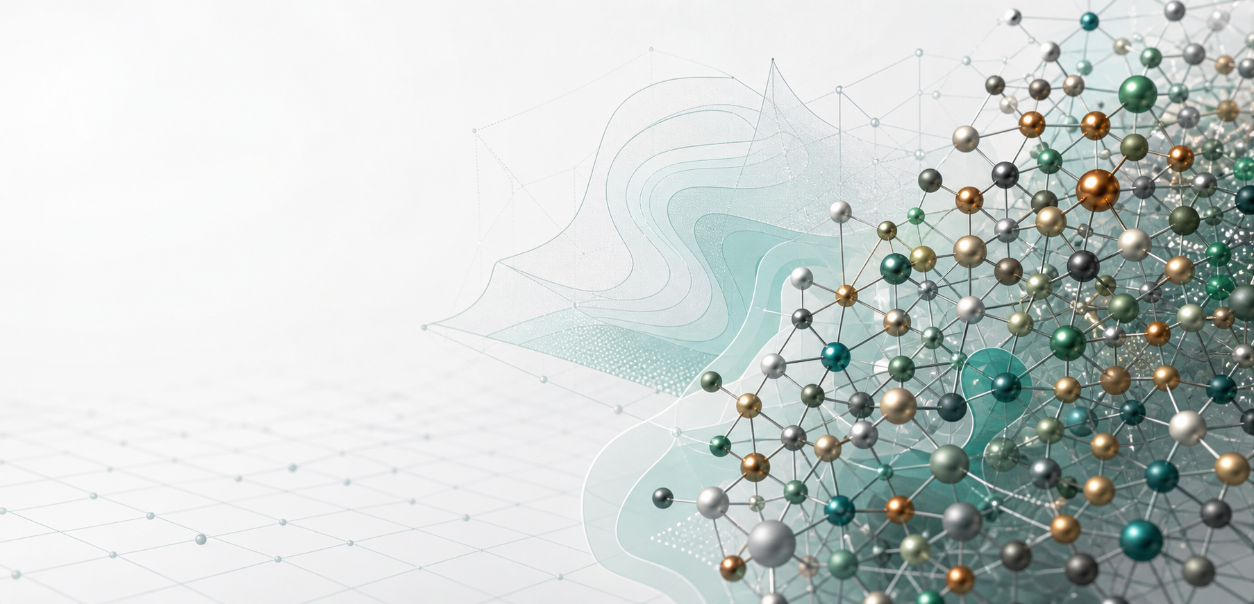 Abstract atomistic materials simulation visualization